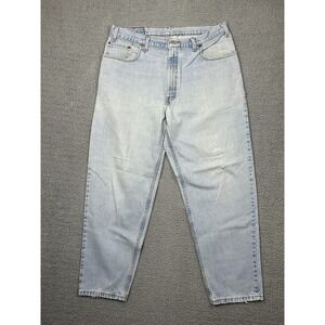 VTG Y2K Levi's 560 Jeans 38(36)X30 Blue Loose Fit Tapered Leg Made In The USA